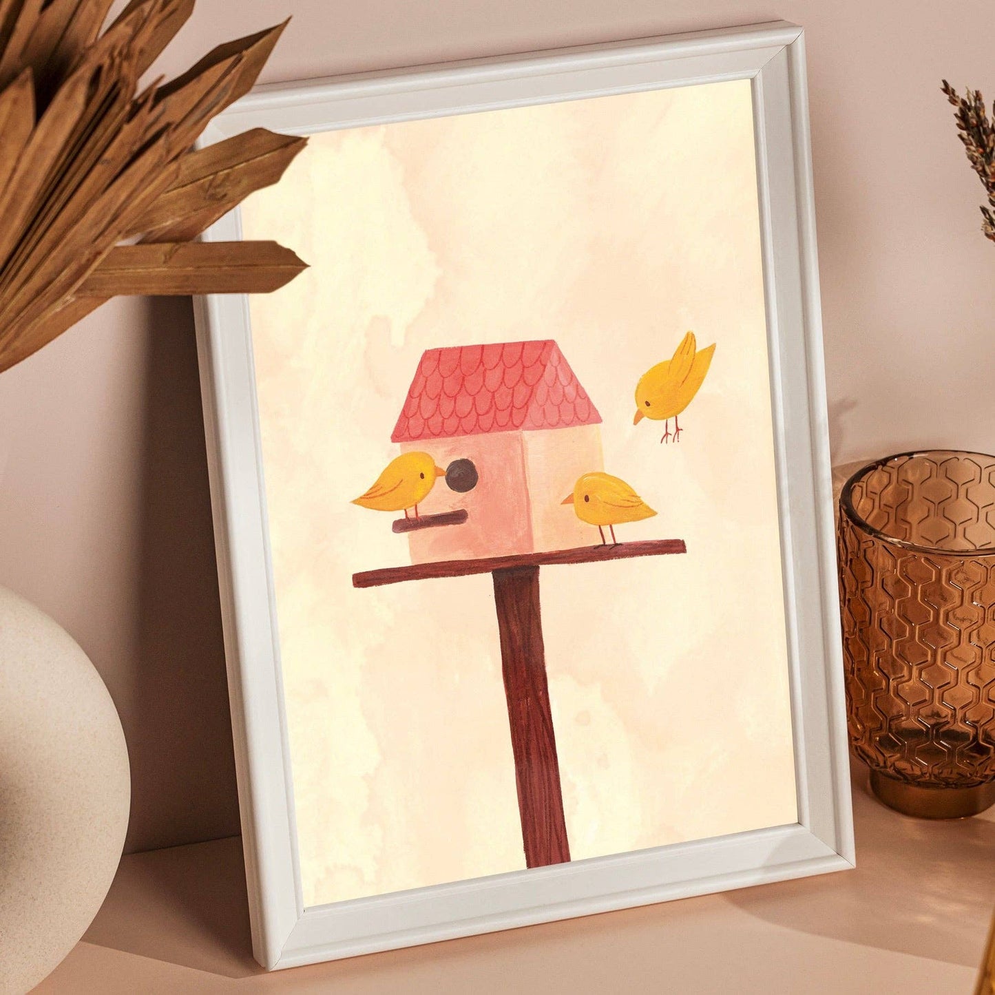 Three Little Birds Postcard