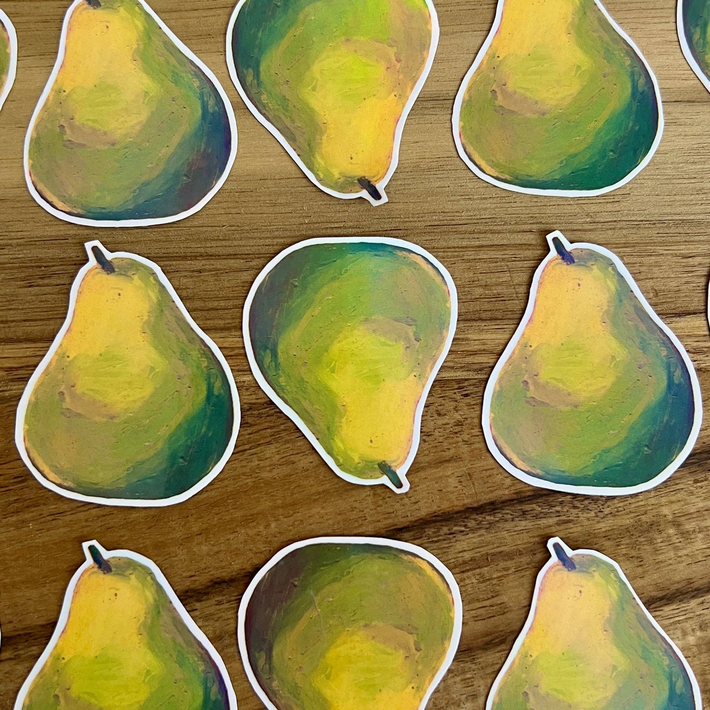 Pear Vinyl Sticker