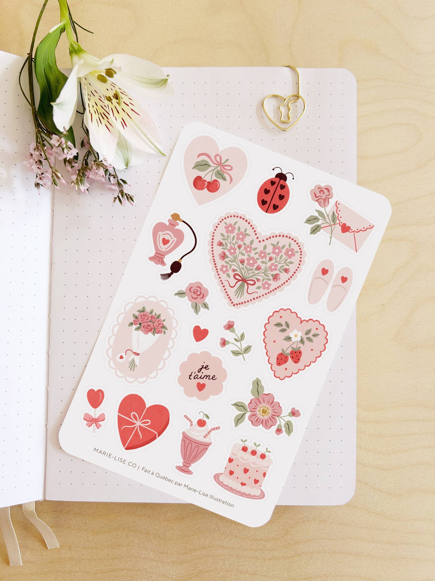 Valentine Sticker Sheet