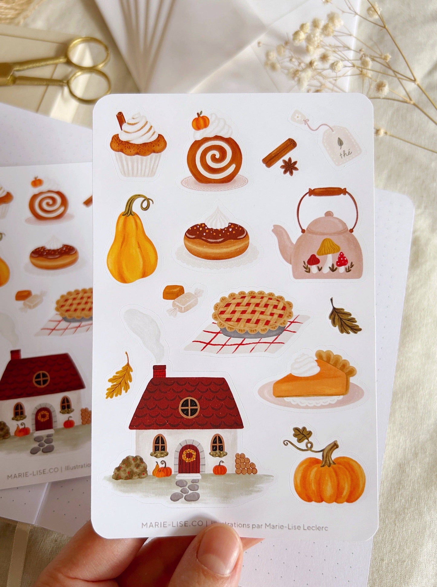 Fall Harvest Sticker Sheet