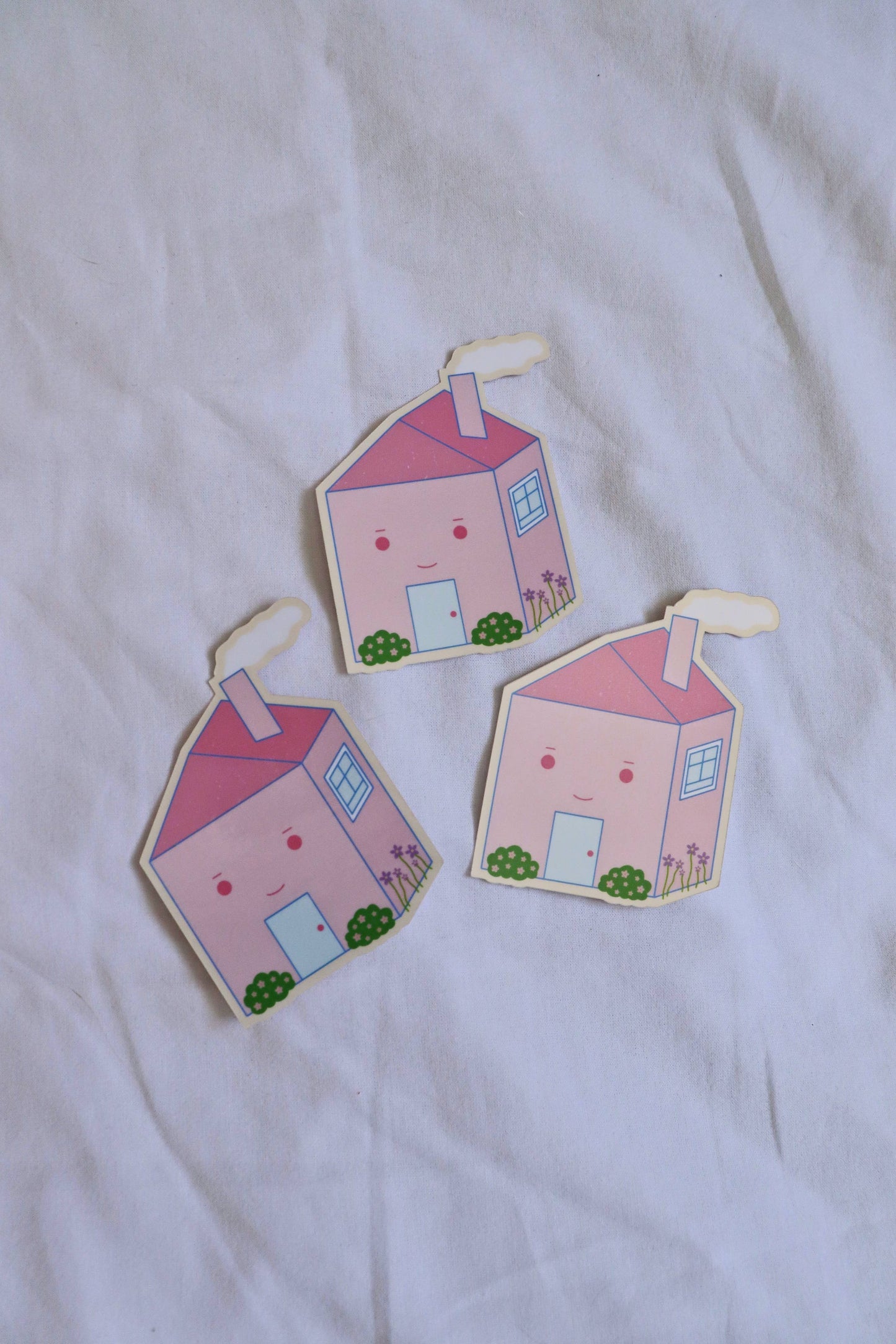 Happy Home Glossy Sticker
