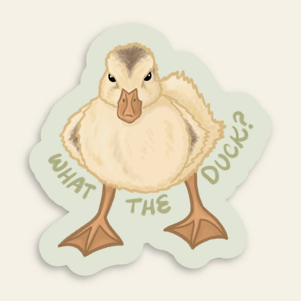 What The Duck Sticker