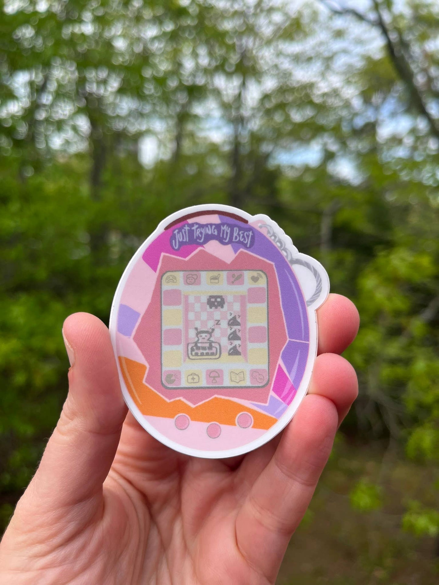 Digital Pet Inspired Sticker