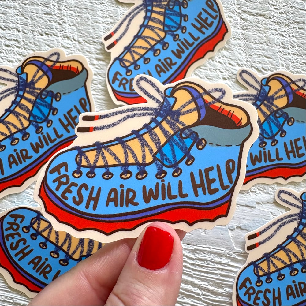 Hiking Boot Sticker