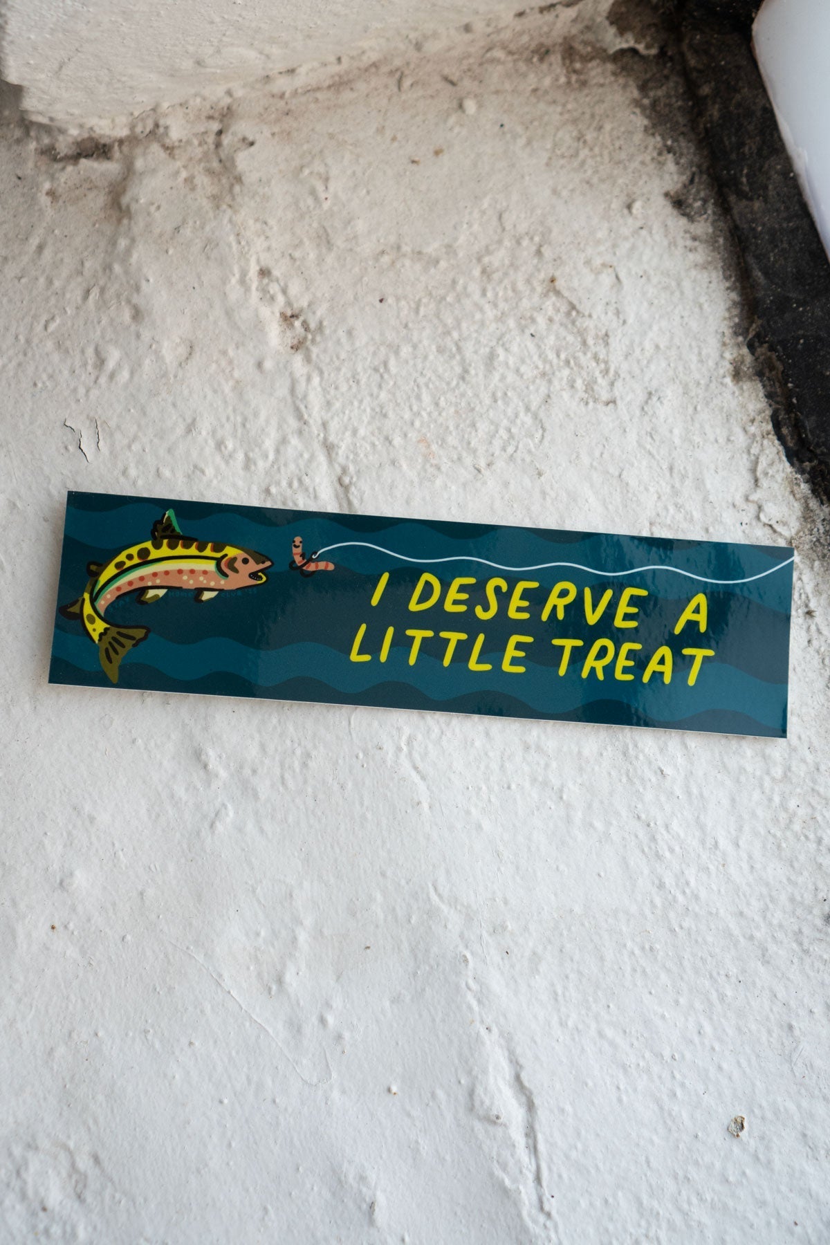 I Deserve A Little Treat Bumper Sticker
