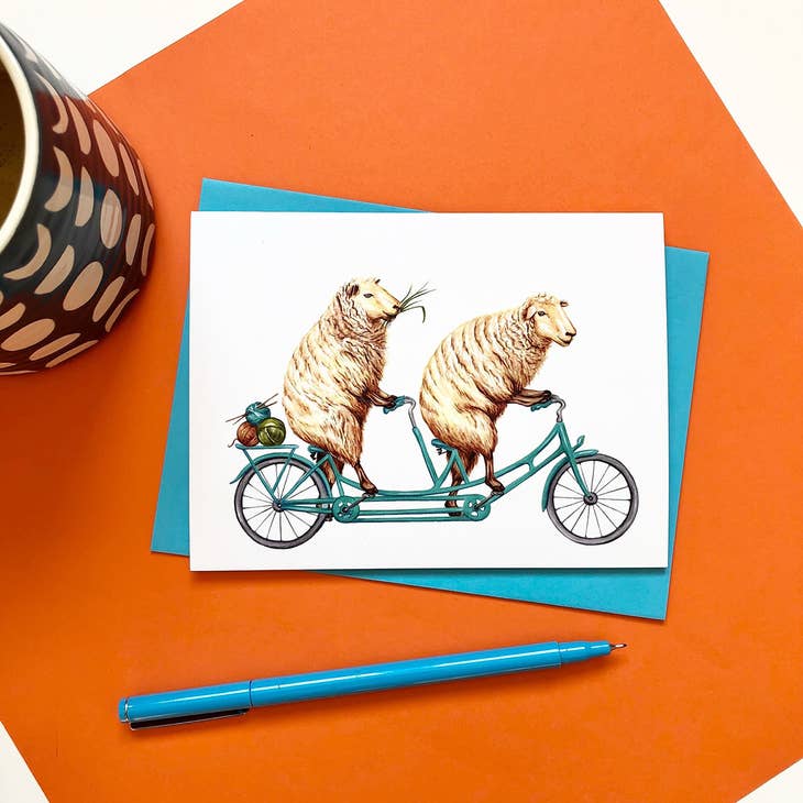Sheep Greeting Card