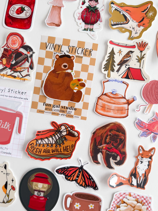 Supporting Canadian Artists One Sticker at a Time