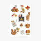 Autumn Forest 4x6 Paper Sticker Sheet