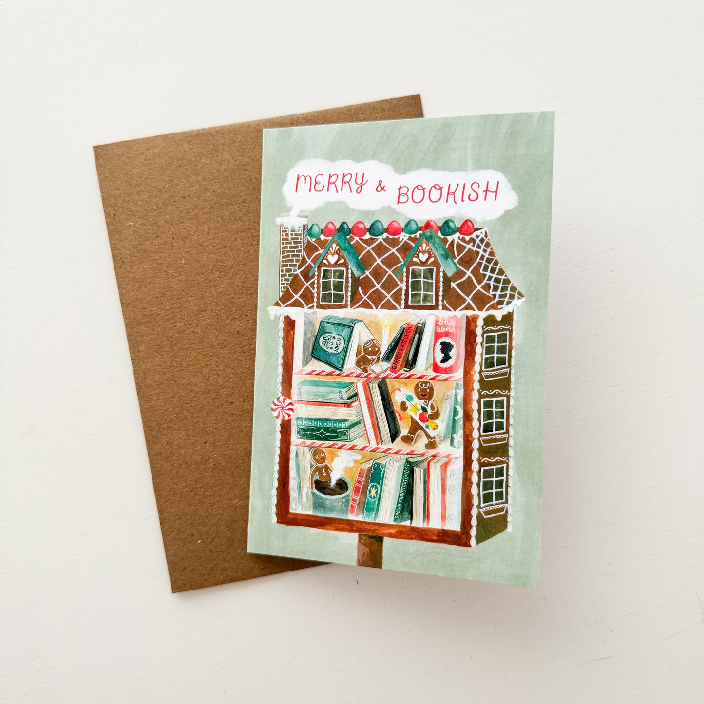 Merry & Bookish Holiday Card