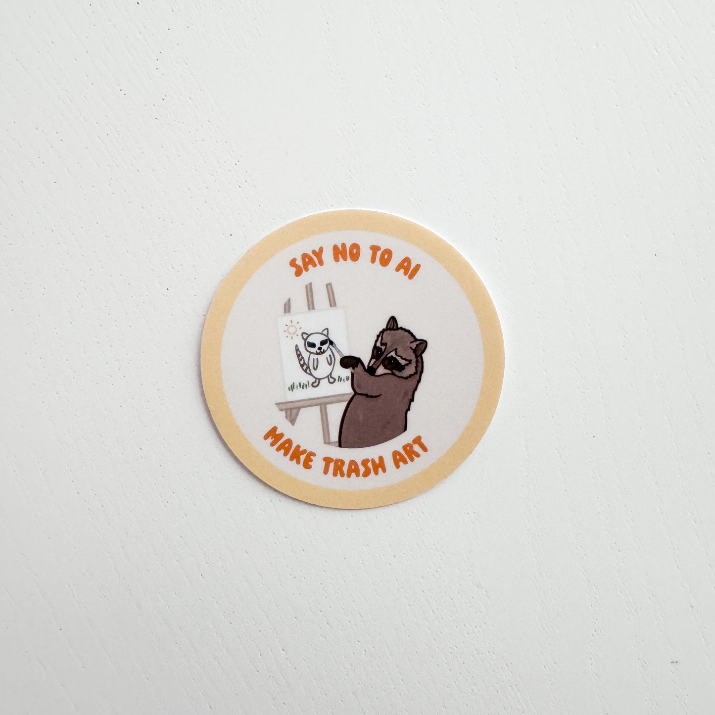 Say No to AI Sticker