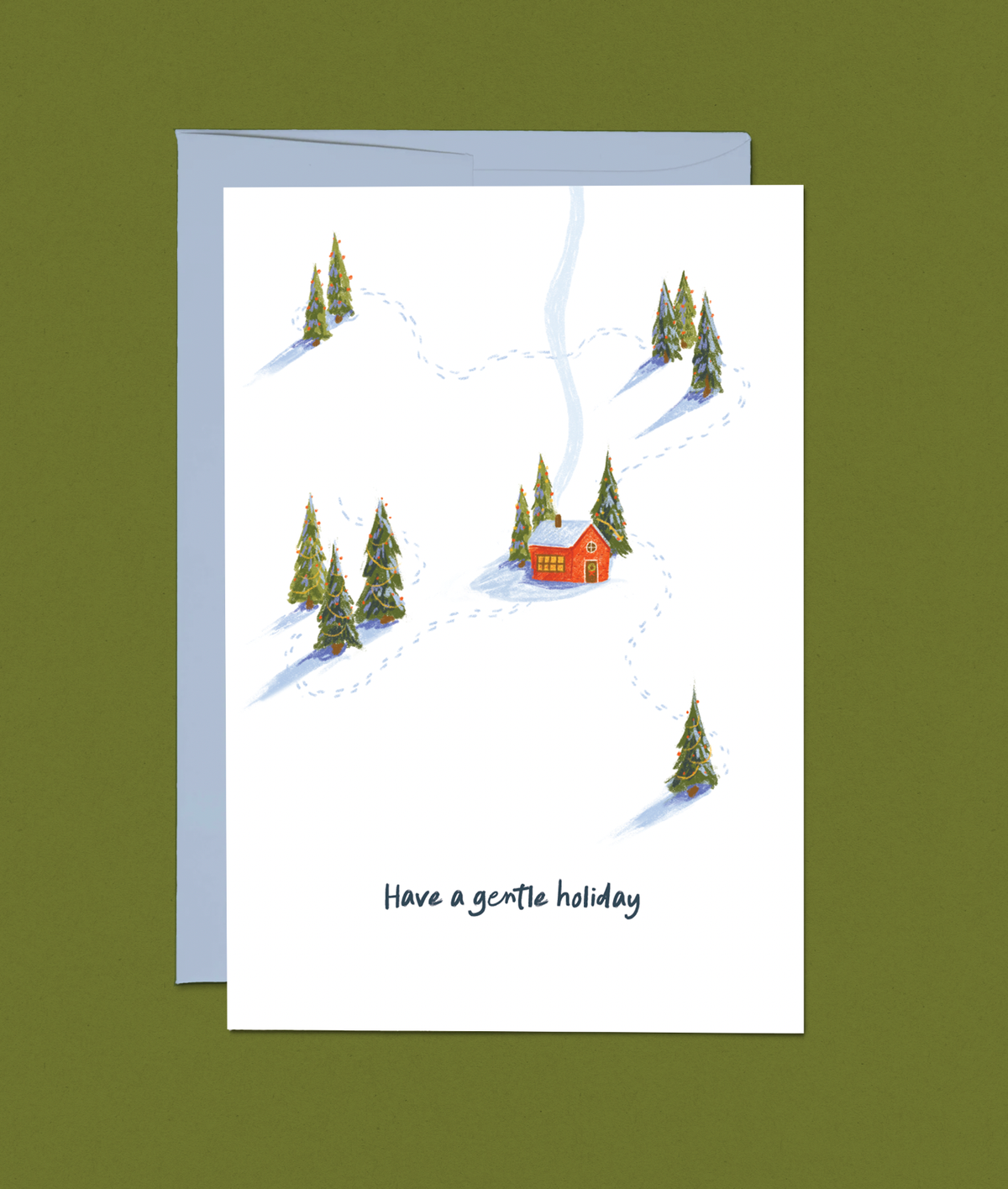 Have a Gentle Holiday Cozy Winter Card