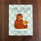 Bear Ross Artist Bear Sticker