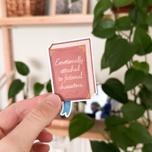 Fictional Characters Book Sticker