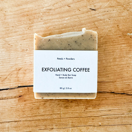Exfoliating Coffee Soap Bar (Cedarwood, Cinnamon)