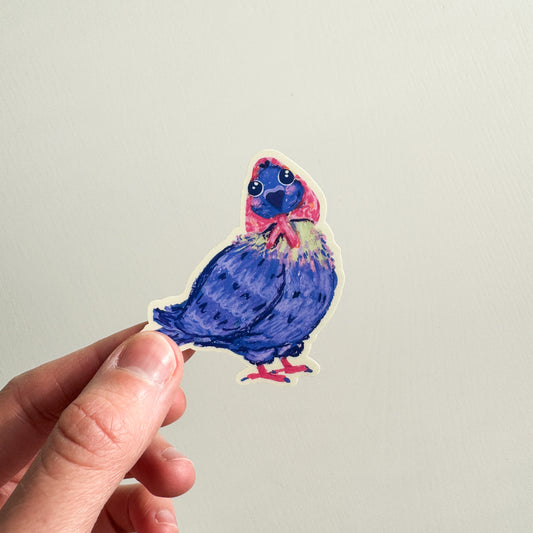 Sassy Pigeon Vinyl Sticker