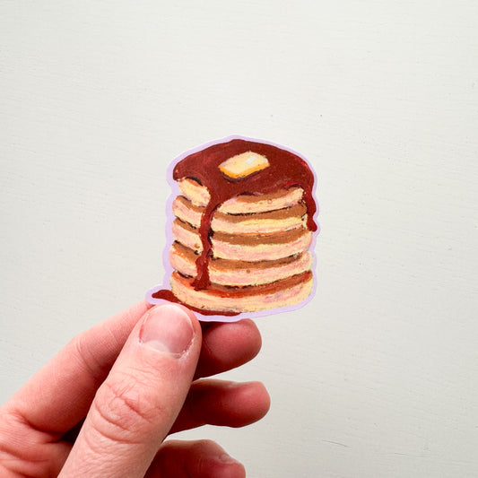 Pancake Stack Vinyl Sticker