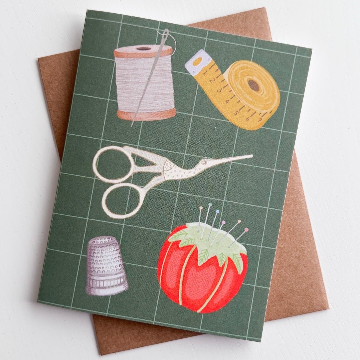 Sewing Greeting Card