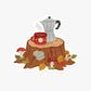 Coffee In The Forest Sticker