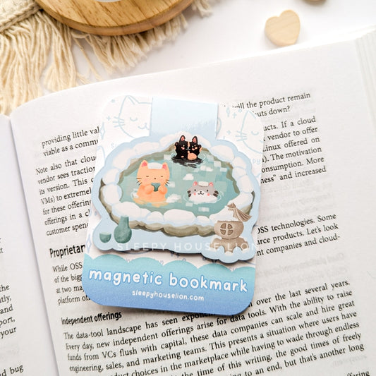 Onsen Retreat Magnetic Bookmark