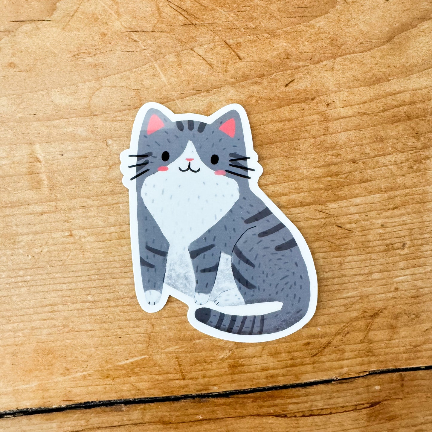 Individual Kitty Cat Vinyl Stickers