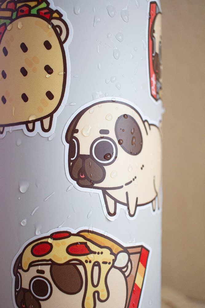 Shit Happens Puglie Sticker