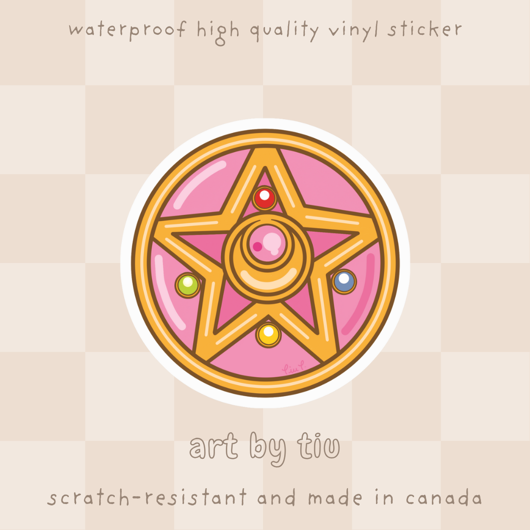 Lunar Crystal Star Sticker