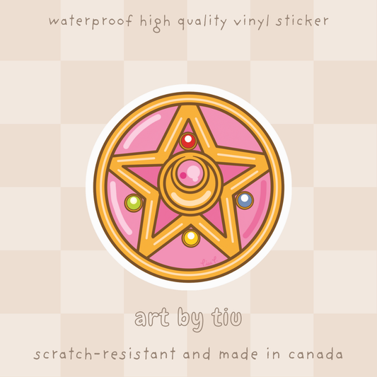 Lunar Crystal Star Sticker