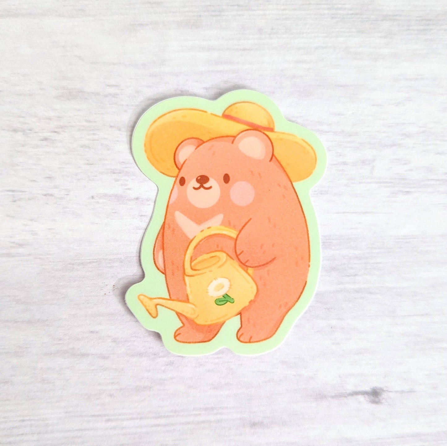 Garden Bear Sticker