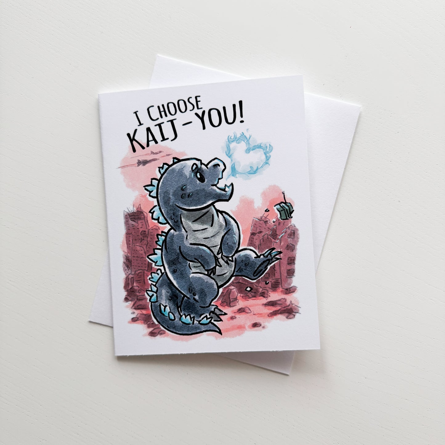 I Choose Kai-ju Love Card