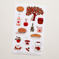 Apple Season 4x6 Paper Sticker Sheet