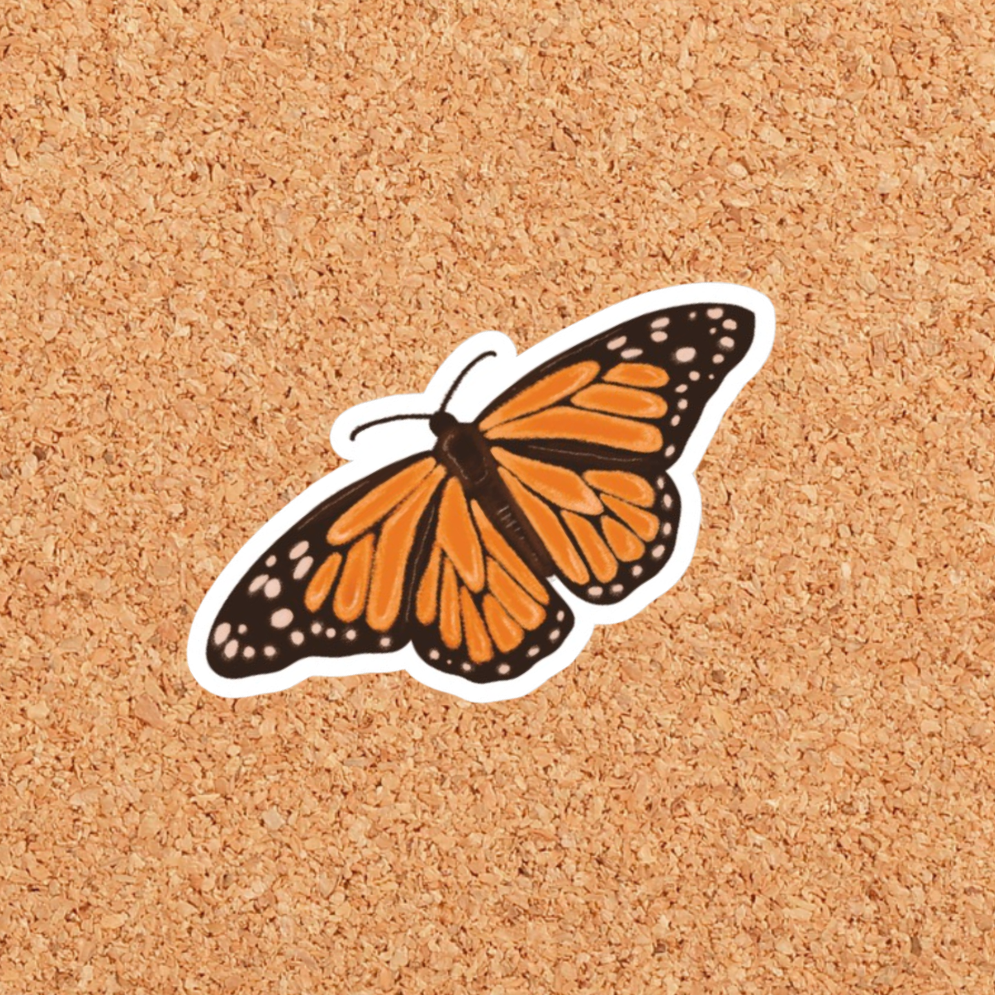 Monarch Butterfly Sticker