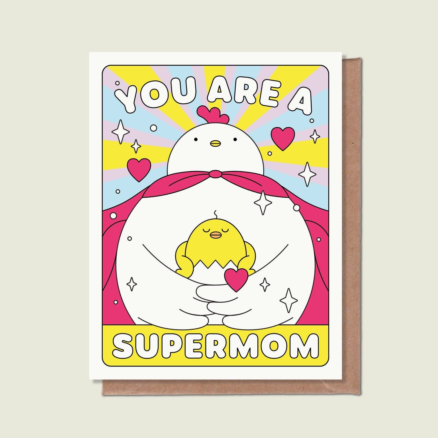 You Are A Supermom Greeting Card