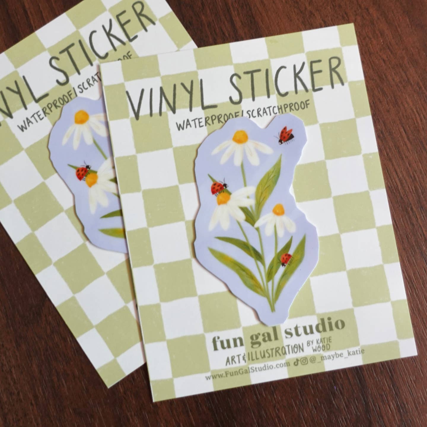 Daisy & Ladybug Sticker