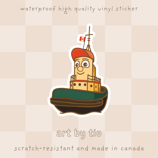 Tug Boat Sticker
