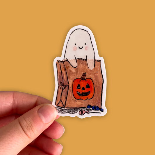 Trick or Treat Sticker
