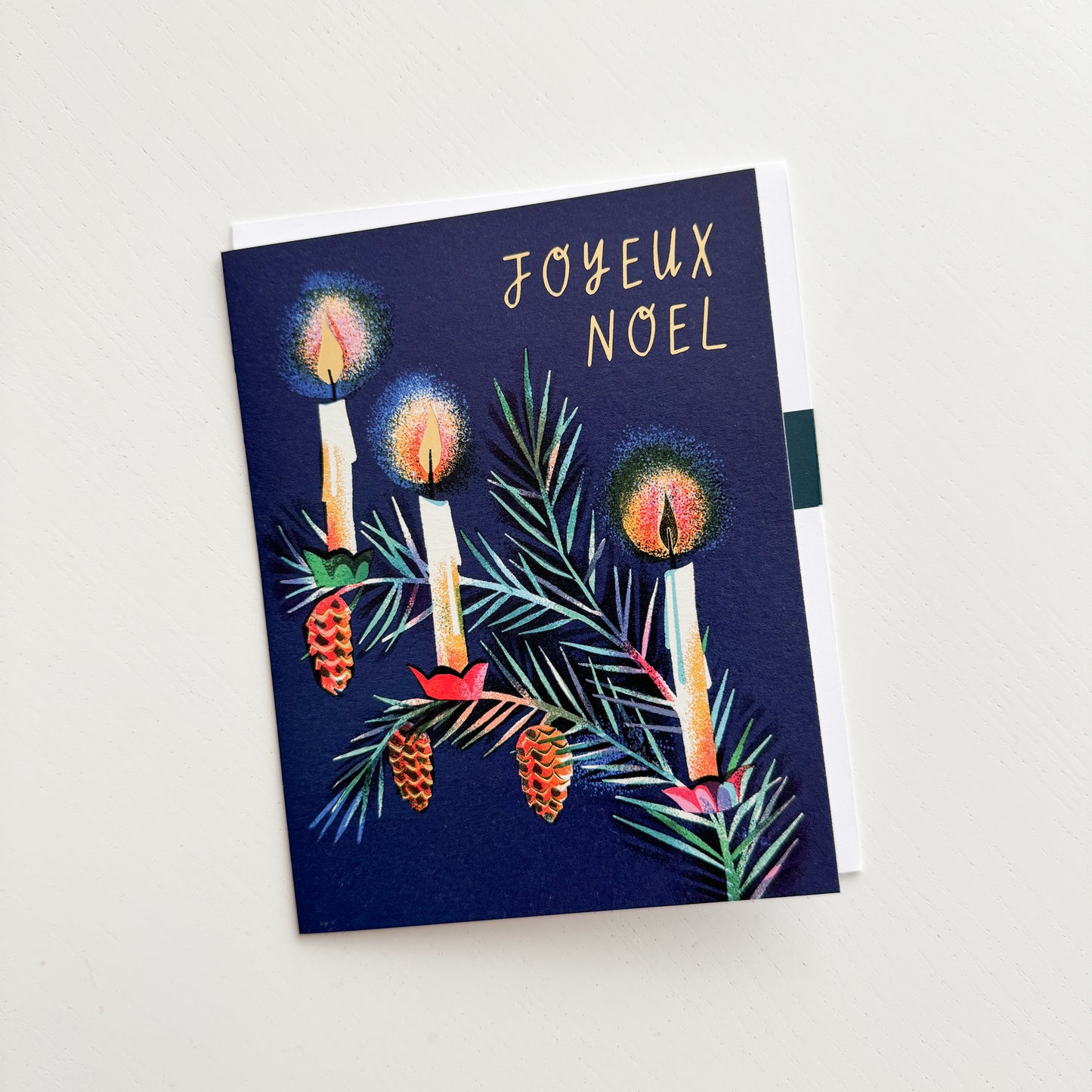 Joyeux Noel Candles Card