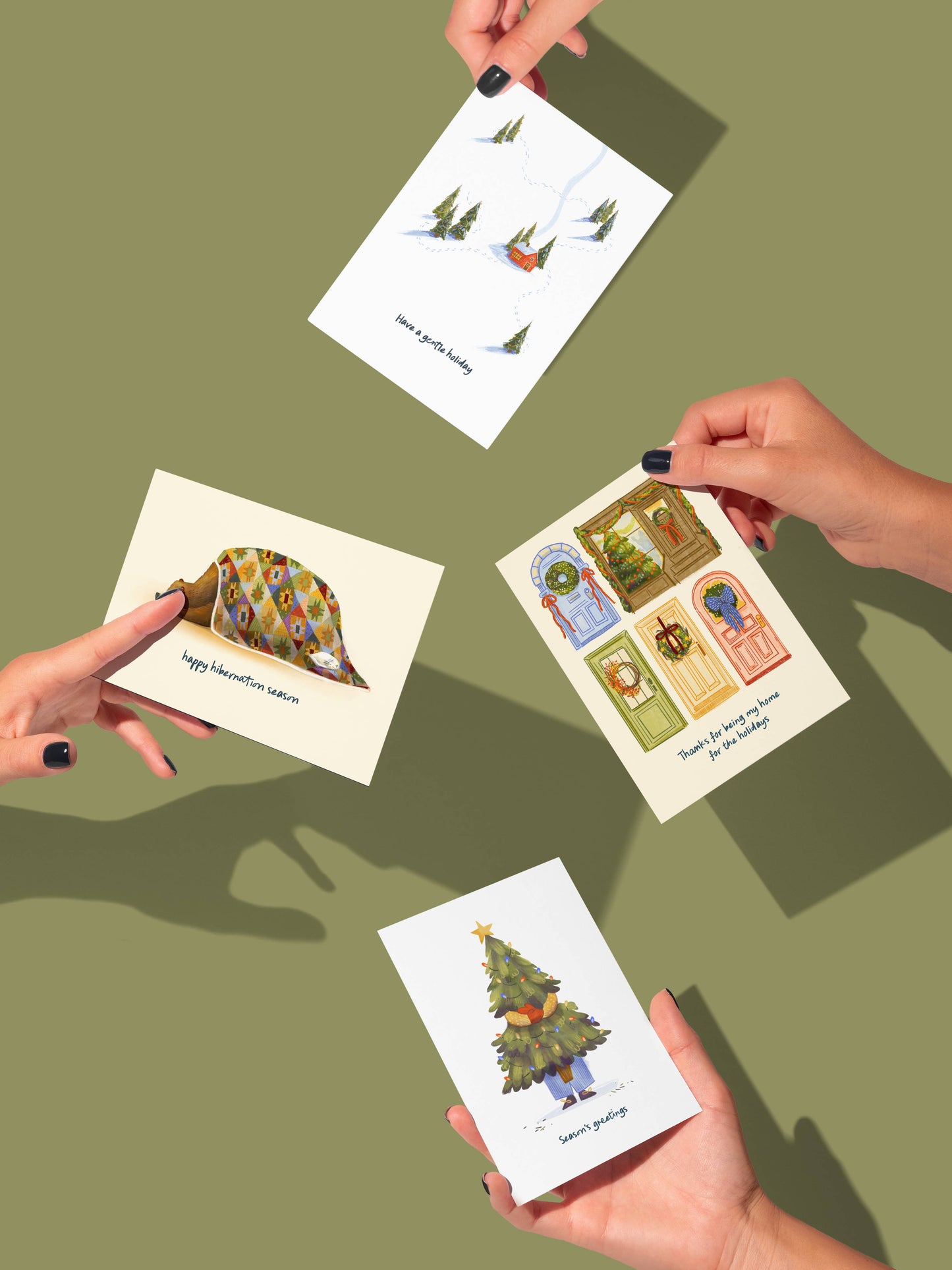 Happy Hibernation Season Greeting Card