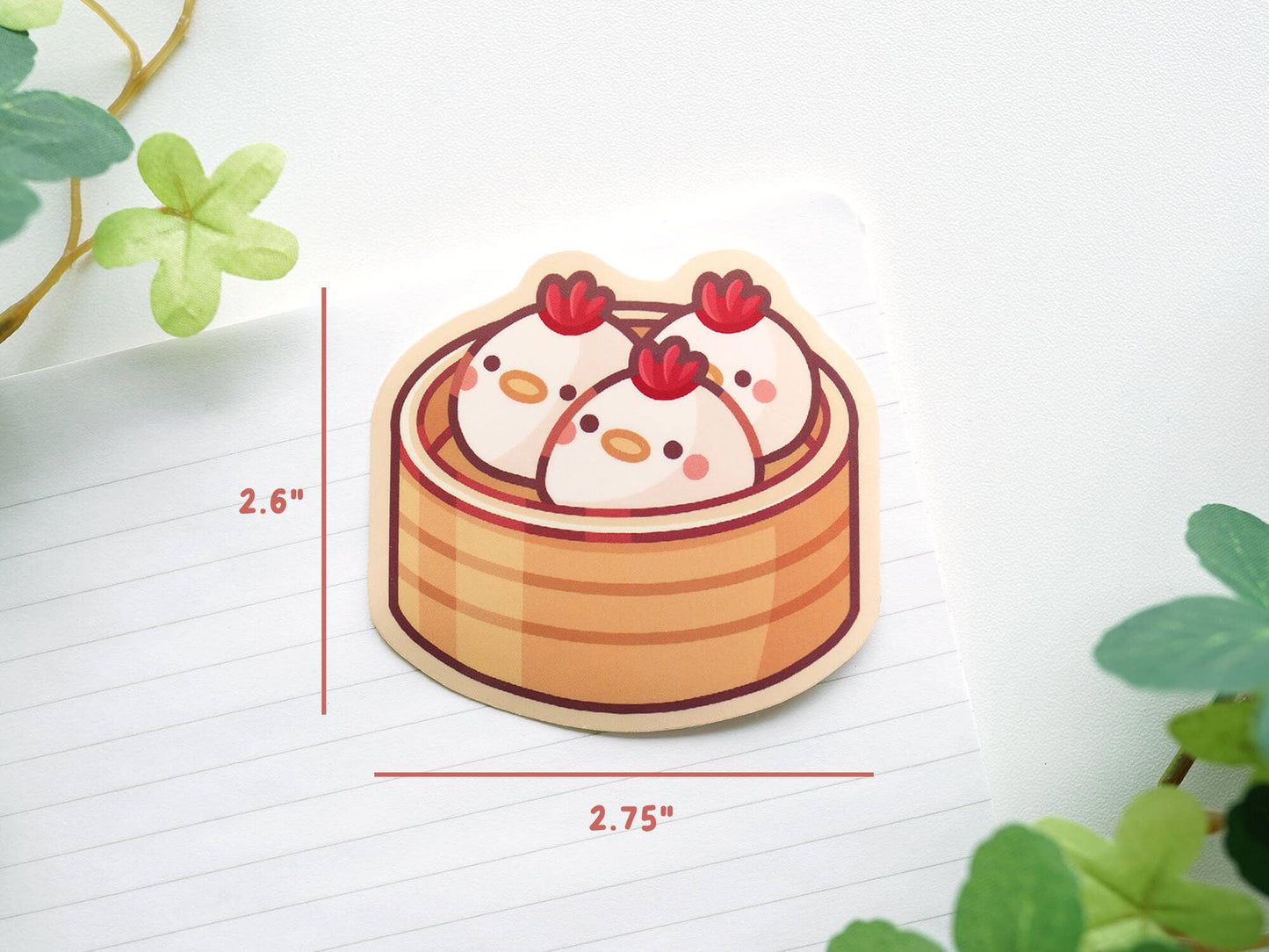 Chicken Steamed Buns Sticker