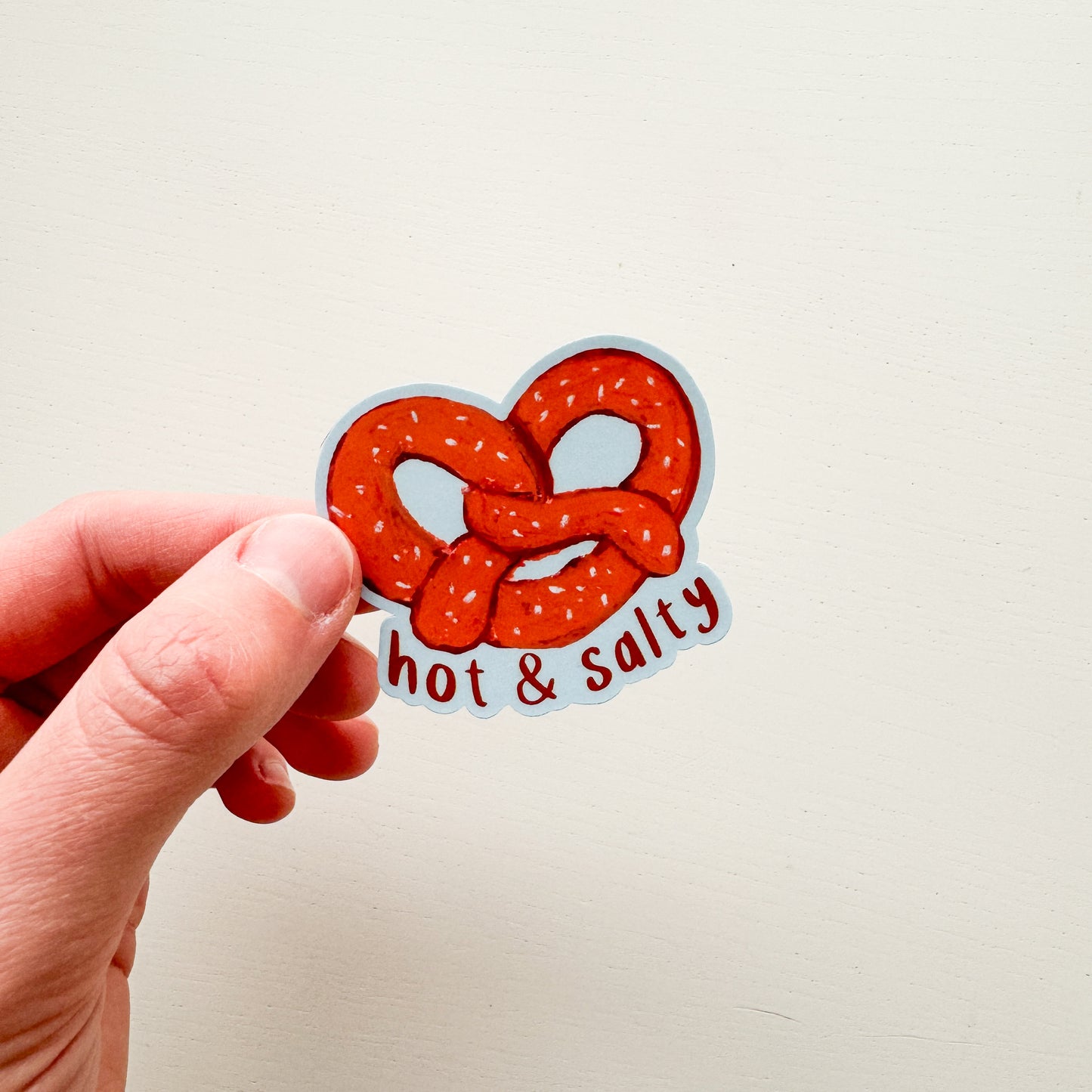 Pretzel Vinyl Sticker