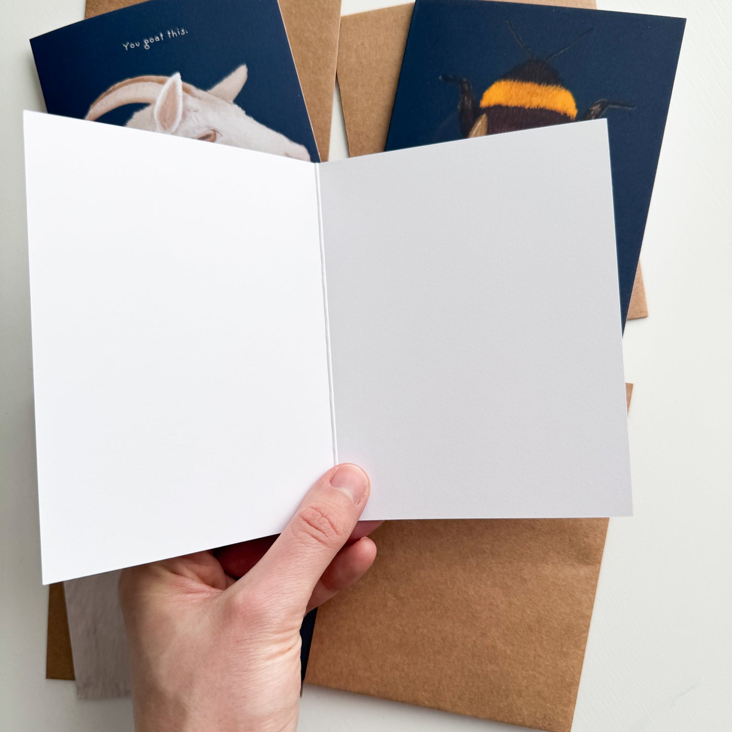 Just Chicken In Greeting Card