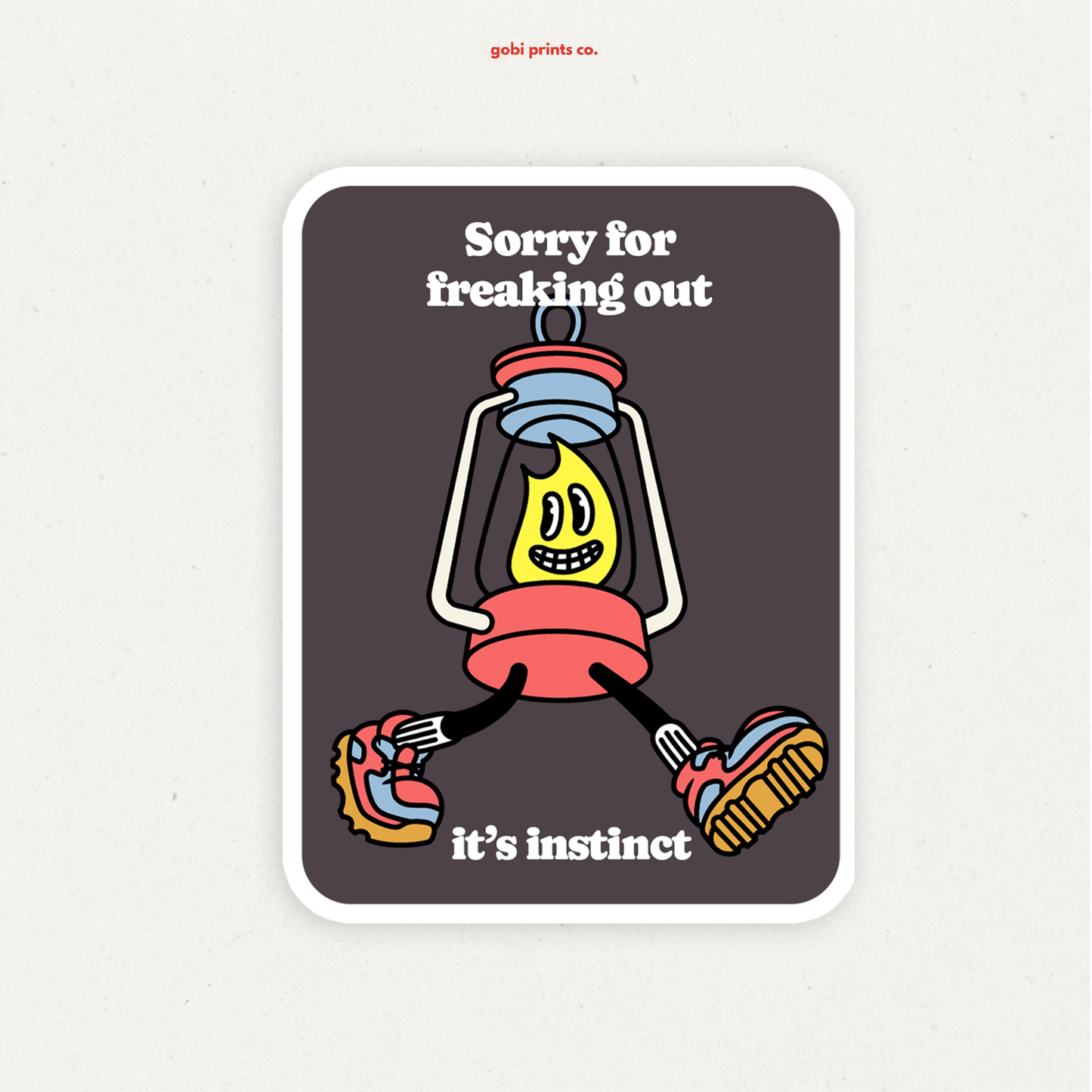 Freaking Out Sticker