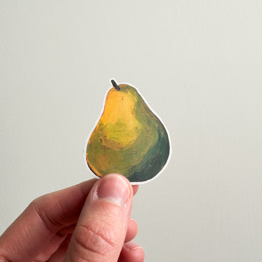 Pear Vinyl Sticker