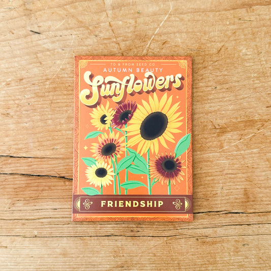 Floriography Seed Packet - Sunflowers