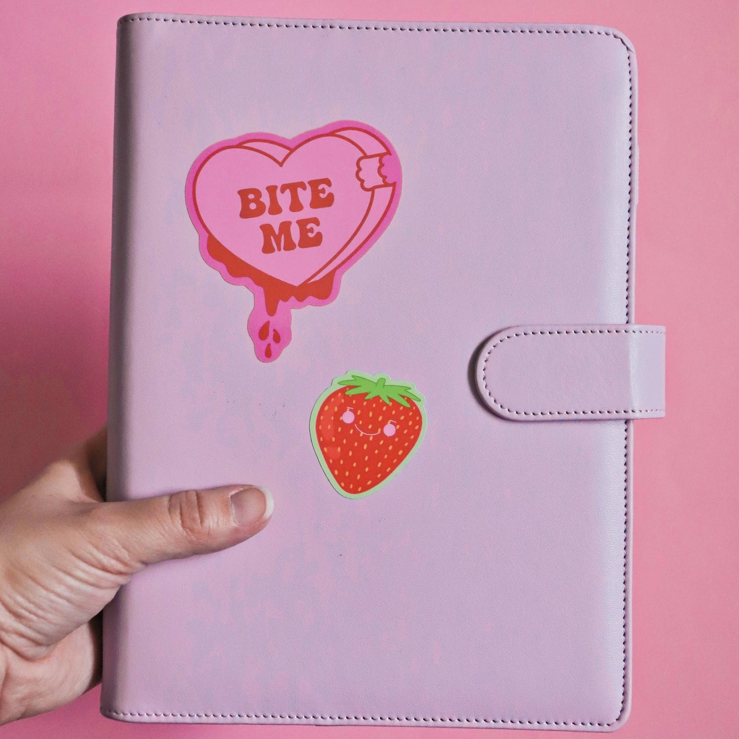 Bite Me Candy Heart Sticker