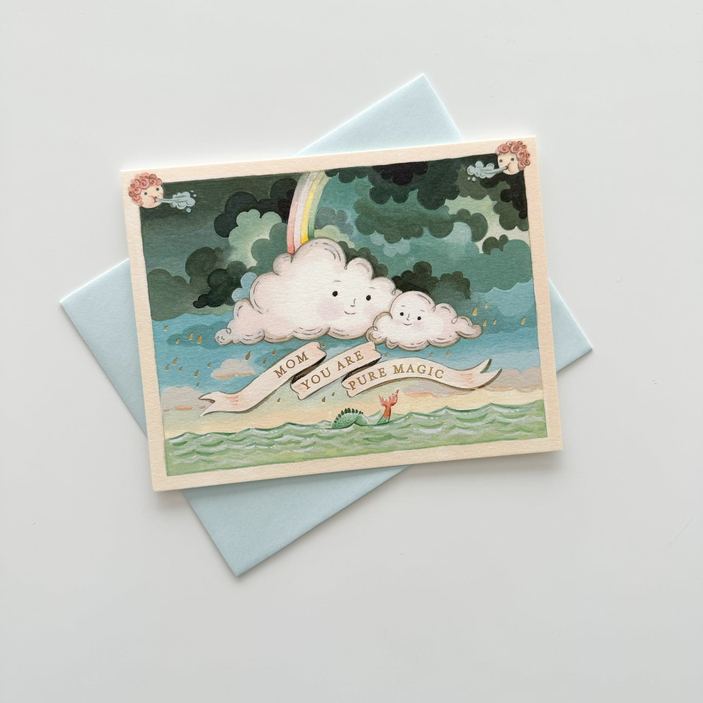 Mother's Day Clouds Greeting Card