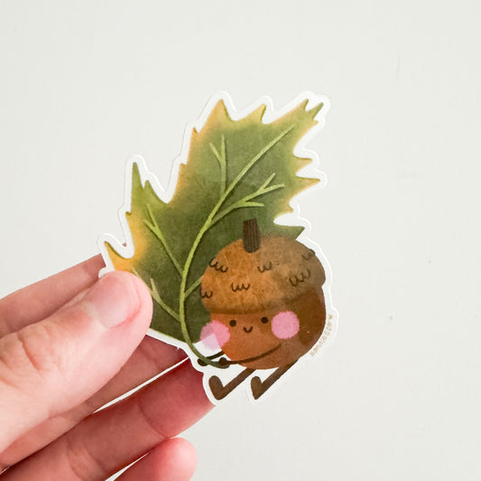 Acorn Leaf Sticker