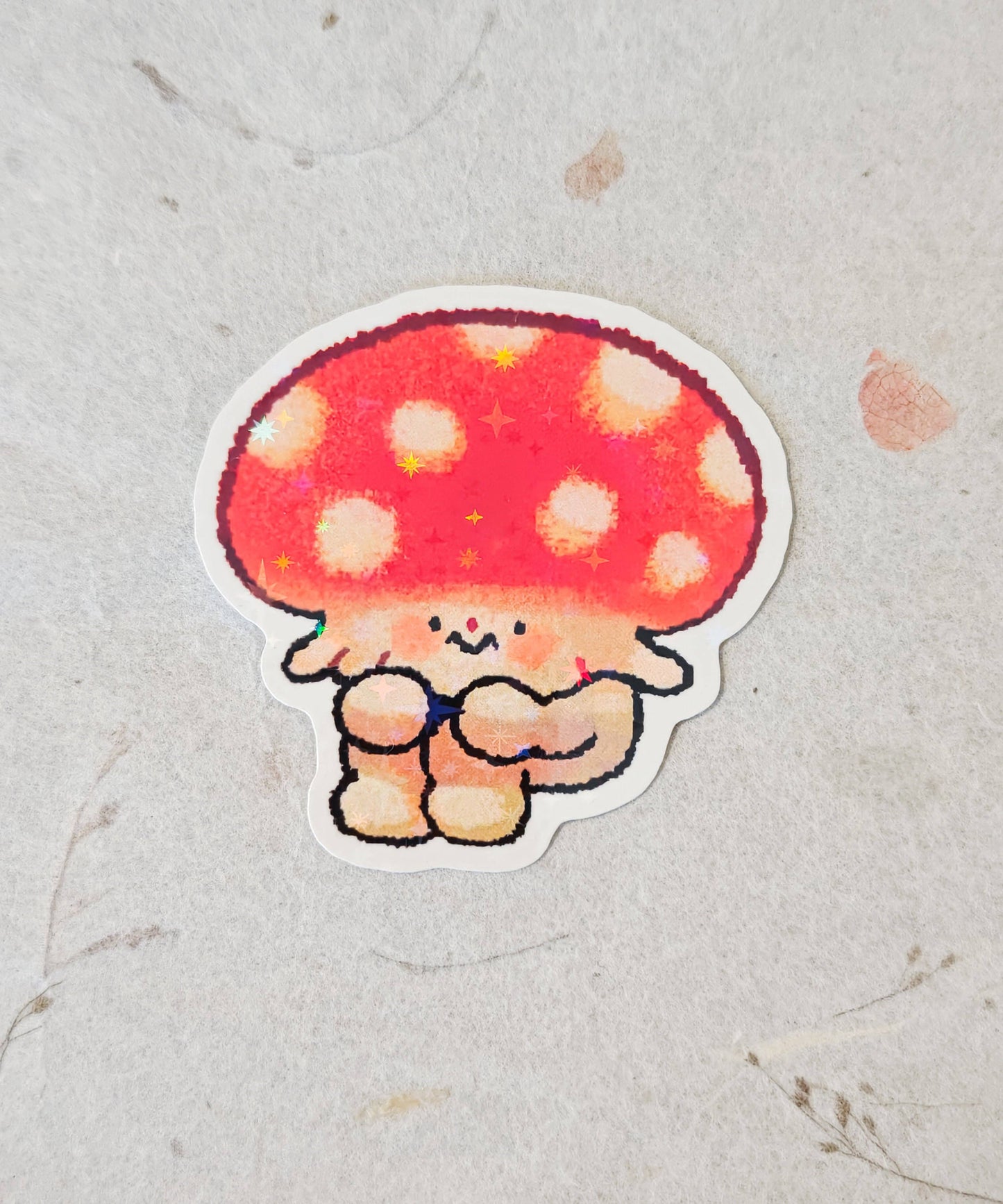 Holographic Fungi Vinyl Sticker