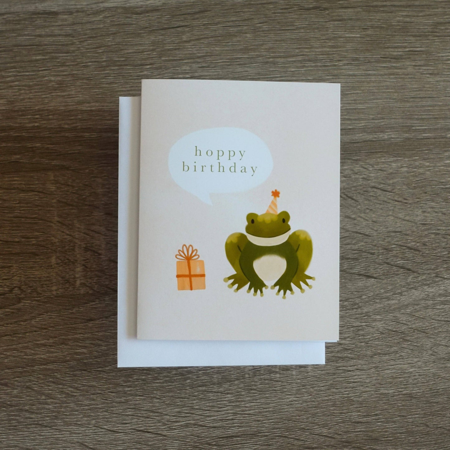 Hoppy Birthday - Frog Birthday Card