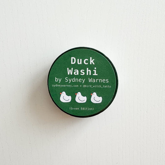 Green Duck Washi Tape