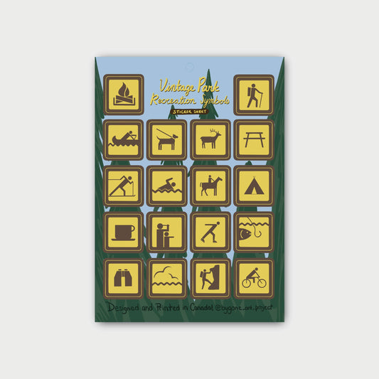 Vintage Park Activities 5" x 7" Sticker Sheet